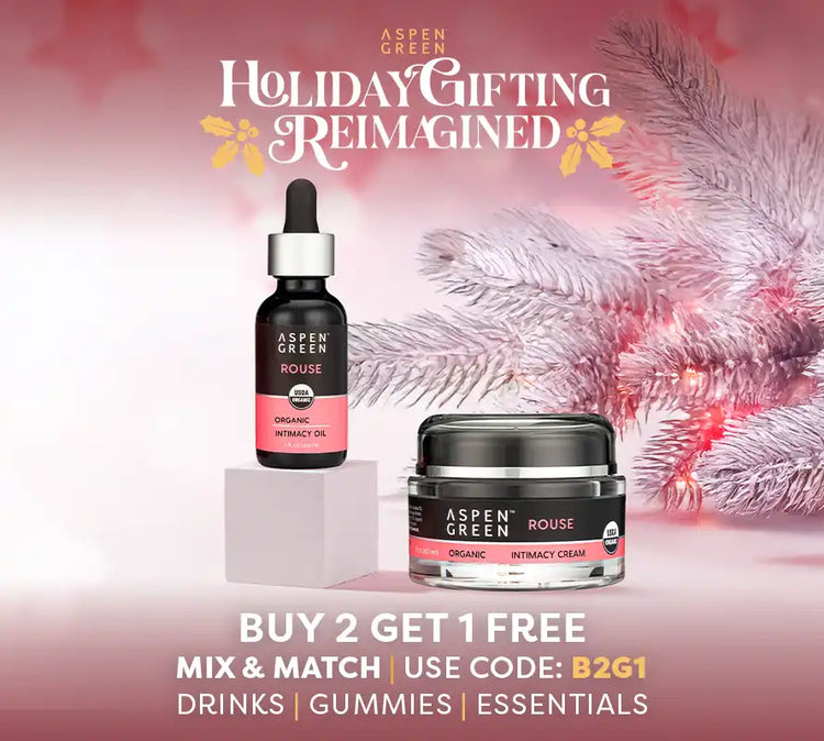 Aspen Green CBD topicals promoting Buy 2 Get 1 Free 