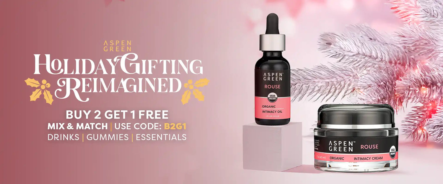 Aspen Green CBD topicals promoting Buy 2 Get 1 Free