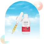 Aspen Green Relief CBD Oil tincture bottle with a dropper leaning against the bottle.