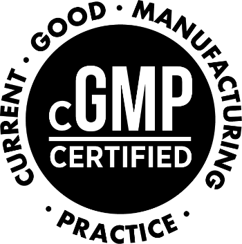 cGMP Certified badge
